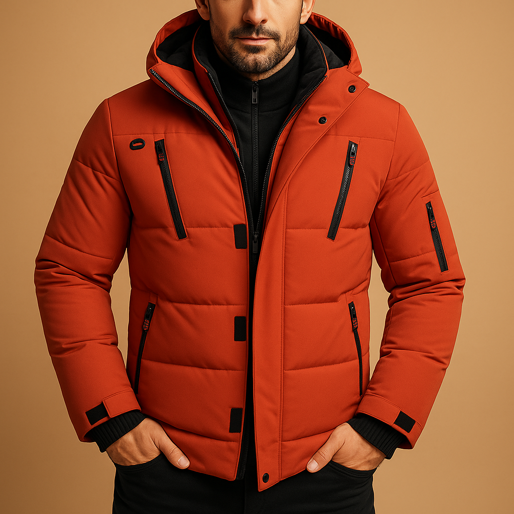 Men’s Waterproof Winter Jacket – Warm Insulated Coat | Durable Cold-Weather Protection