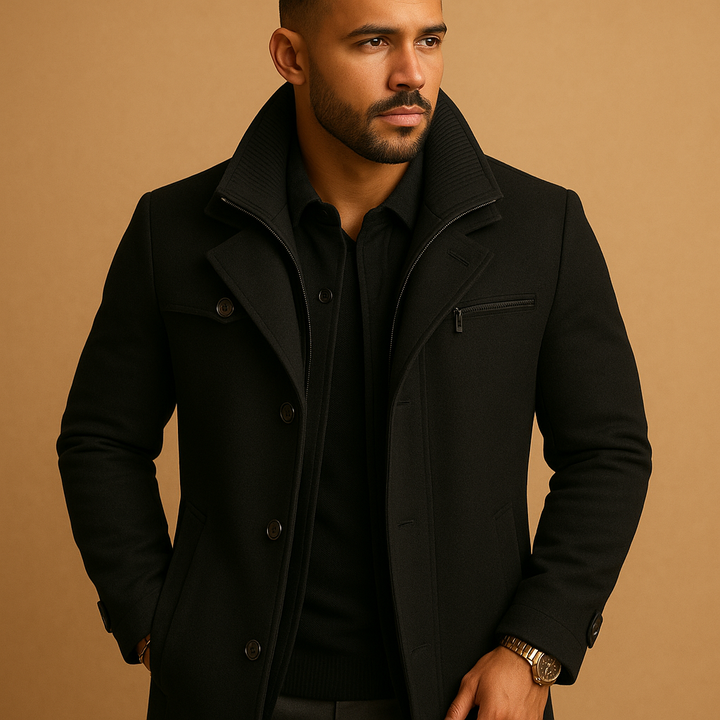 Nolan Men’s Waterproof Winter Jacket – Adjustable Cuffs Cold Weather Coat