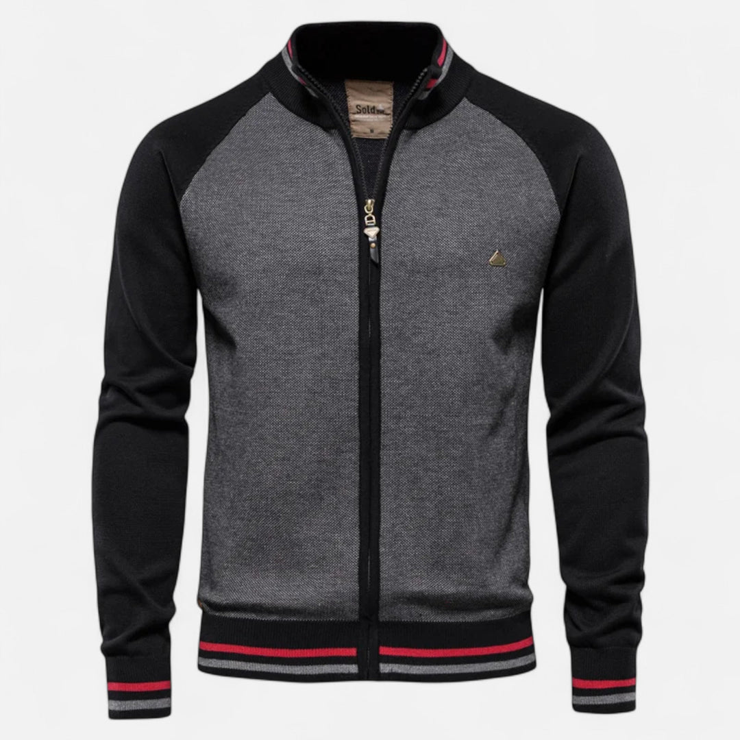 Men’s Zipped Sweater – Heritage Cotton Knit