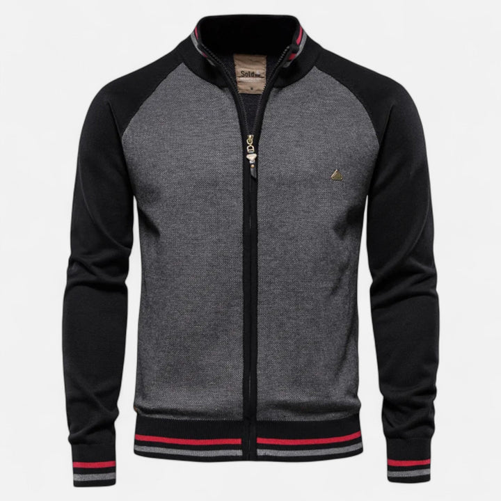 Men’s Zipped Sweater – Heritage Cotton Knit