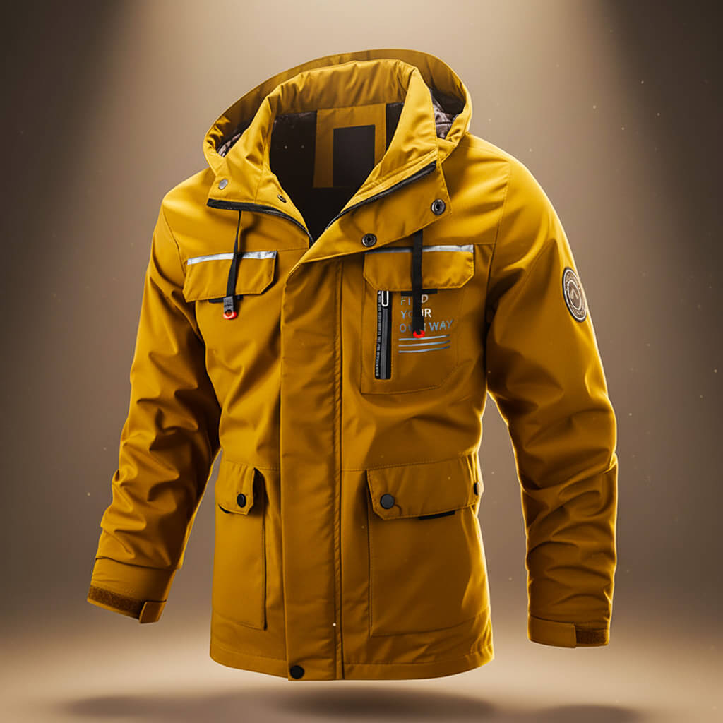 Explorer Hooded Men Winter Jacket